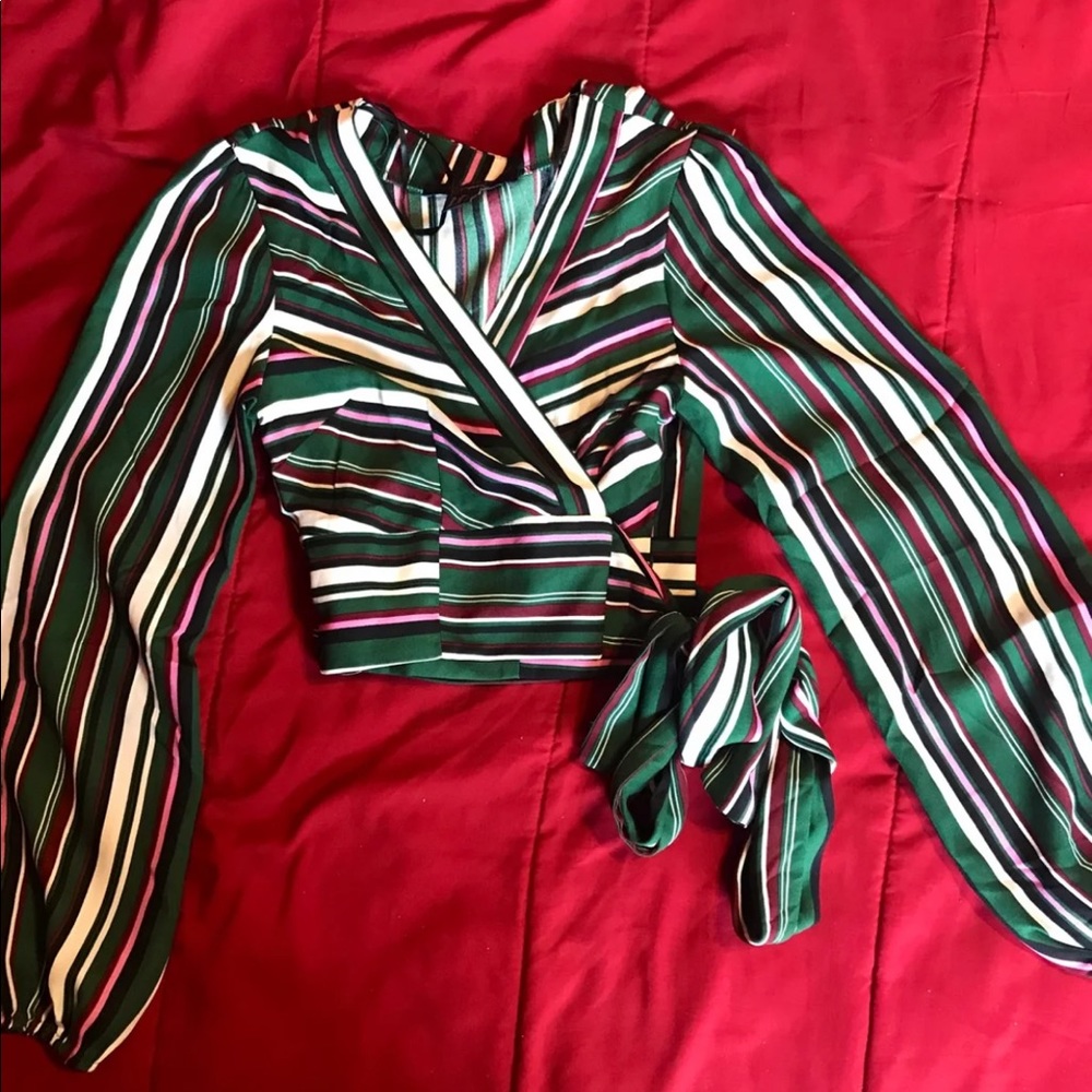 Forever 21 wrap blouse
